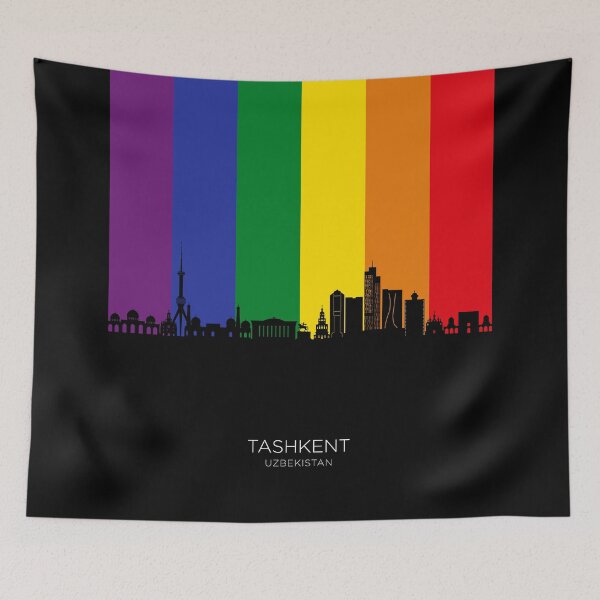 Item preview, Tashkent Uzbekistan Skyline designed and sold by ArtPrints.