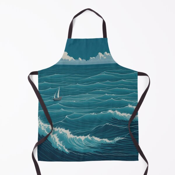 Item preview, Serene Horizons: A Tranquil Seascape Poster| ocean poster| ocean sticker| sea poster designed and sold by RedArtG09.