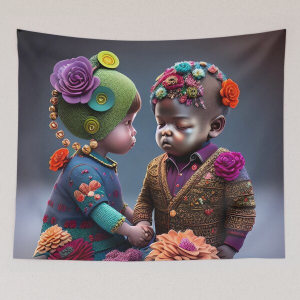 Item preview, True and Innocent Love and Care Portrait designed and sold by artmanikin.