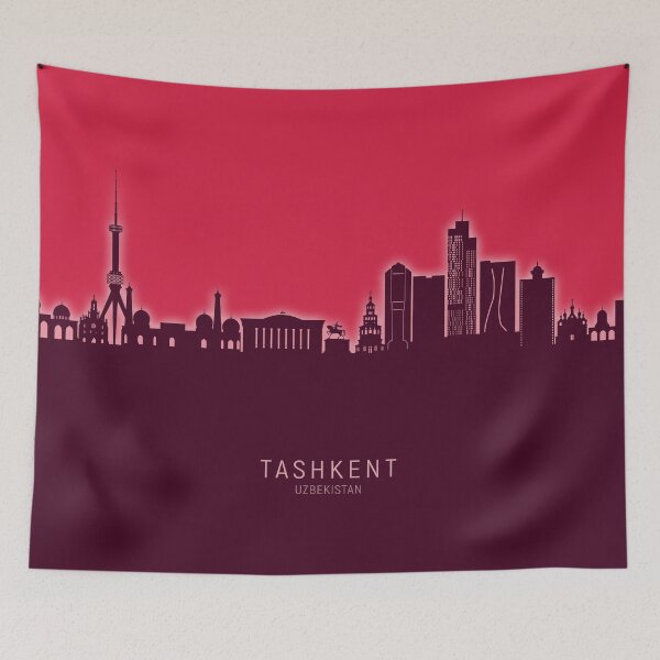 Item preview, Tashkent Uzbekistan Skyline designed and sold by ArtPrints.
