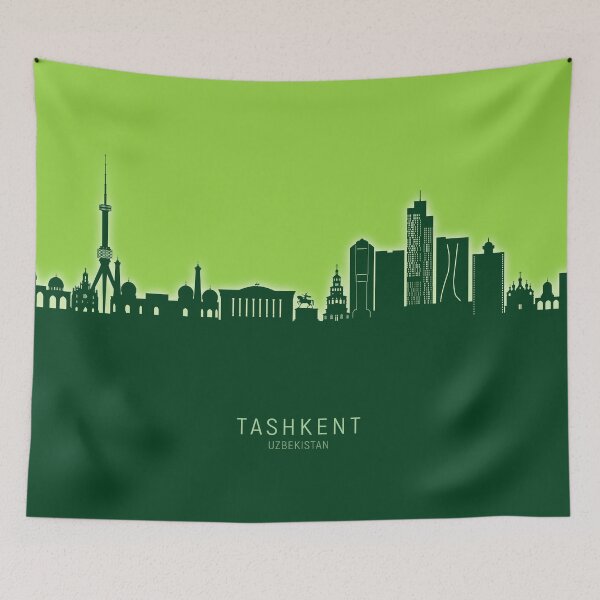Item preview, Tashkent Uzbekistan Skyline designed and sold by ArtPrints.