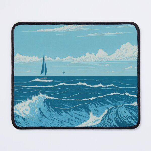 Item preview, Tranquil Waters: Serene Seascapes Brought to Life| ocean poster| sea poster designed and sold by RedArtG09.