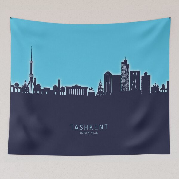 Item preview, Tashkent Uzbekistan Skyline designed and sold by ArtPrints.