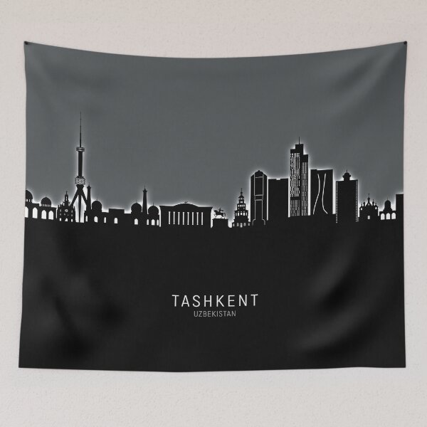 Item preview, Tashkent Uzbekistan Skyline designed and sold by ArtPrints.