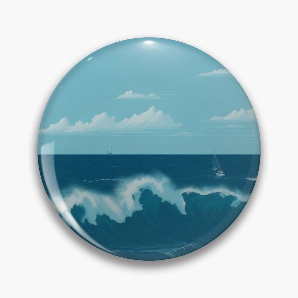 Artikelvorschau, Reflections of Tranquility: AI-Generated Coastal Artwork| ocean poster| sea poster entworfen und verkauft von RedArtG09.