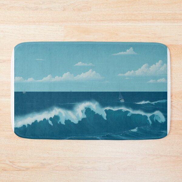 Item preview, Reflections of Tranquility: AI-Generated Coastal Artwork| ocean poster| sea poster designed and sold by RedArtG09.