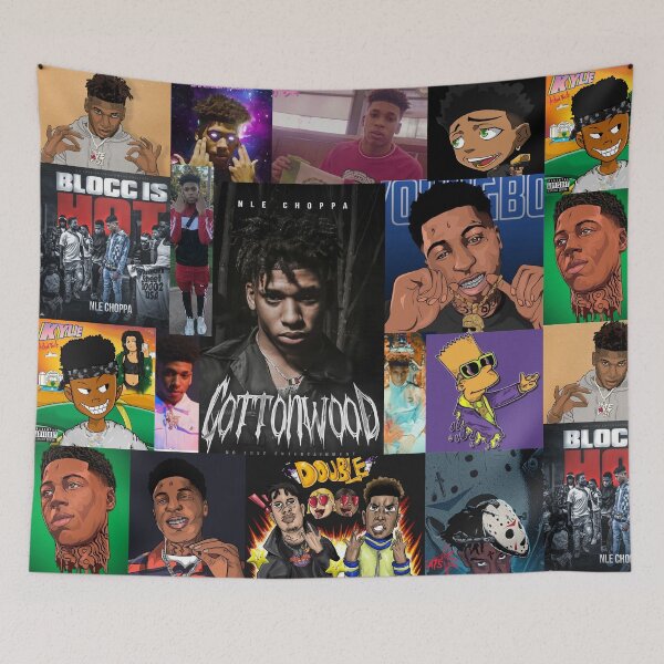 Item preview, NLE Choppa Collage designed and sold by GoghGetta.