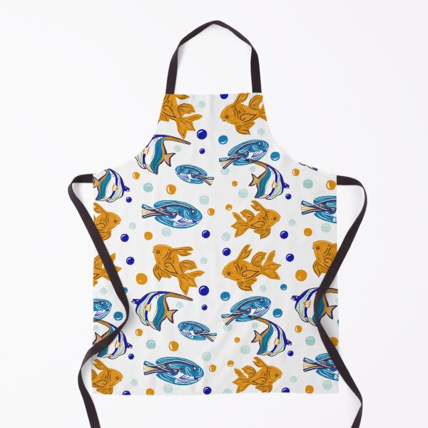 Item preview, Orange blue marine fish designed and sold by PritiRawtoo.