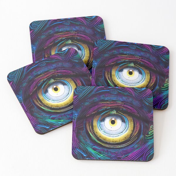 Item preview, Trippy Cyberpunk Eye designed and sold by AIStudio137.