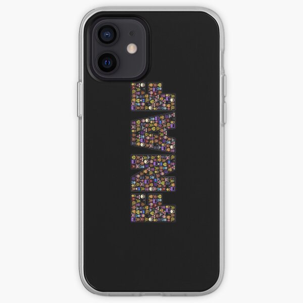 Five Nights at Freddy's - Pixel art - FNAF Typography black BG iPhone Soft Case