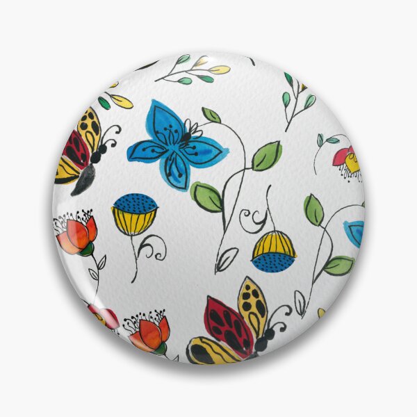Item preview, Blue and Yellow florals -Bigger print designed and sold by PritiRawtoo.