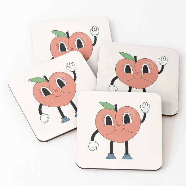 Item preview, vintage cartoon peach  designed and sold by tirelessmess.