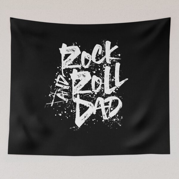 Item preview, Rock And Roll Dad Grunge Graffiti Splatter designed and sold by SunnyStreet.