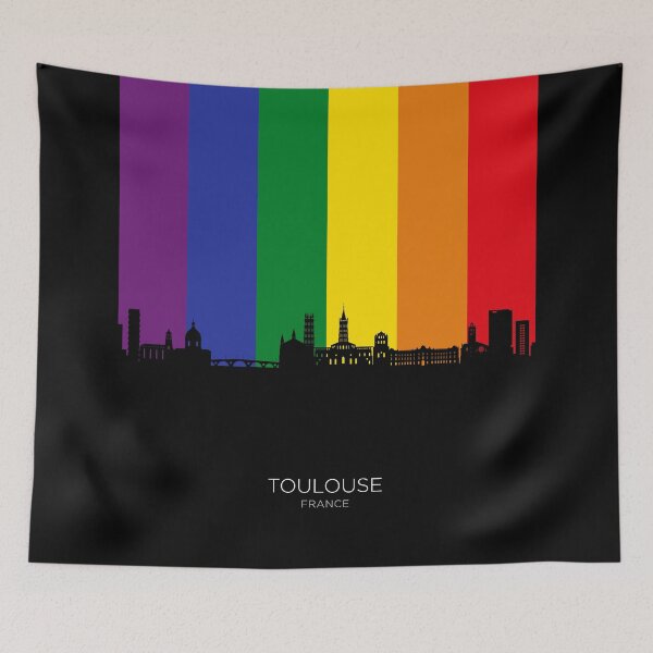 Item preview, Toulouse France Skyline designed and sold by ArtPrints.