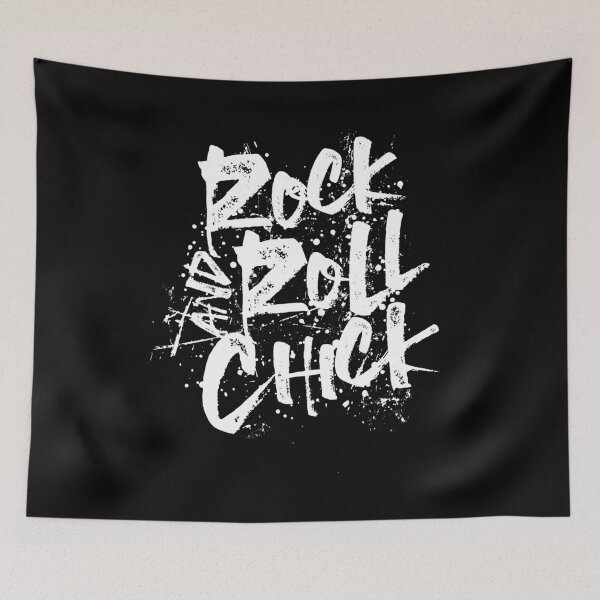 Item preview, Rock And Roll Chick Grunge Graffiti Splatter designed and sold by SunnyStreet.