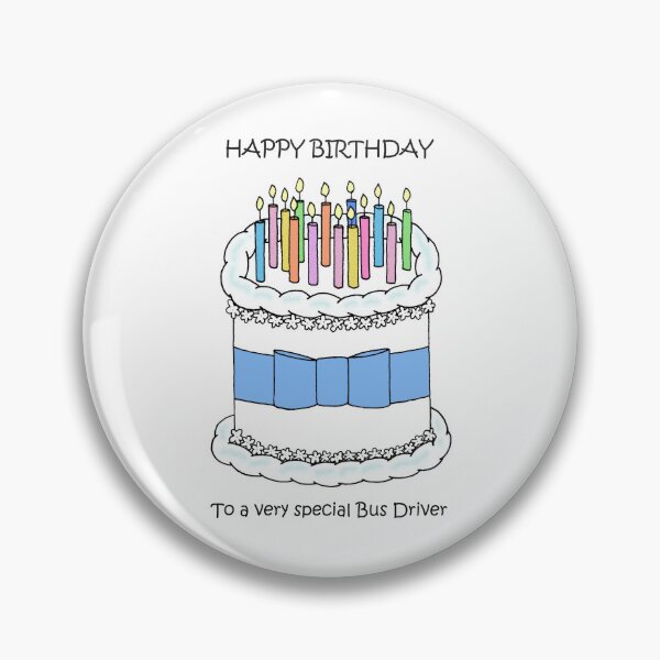 Item preview, Happy Birthday to Bus Driver designed and sold by KateTaylor.