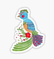 The Blue Quetzal Sticker