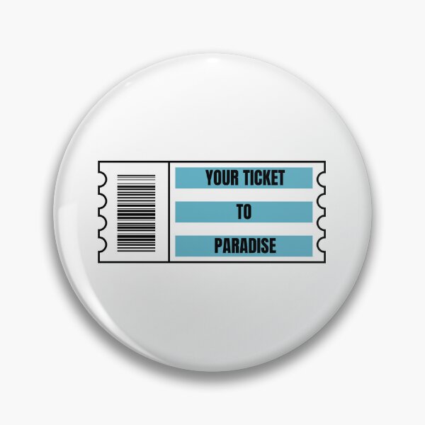 Item preview, Your Ticket to paradise  designed and sold by Azrou shop.