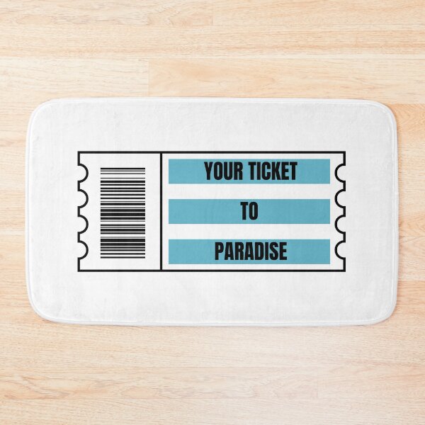 Item preview, Your Ticket to paradise  designed and sold by Azrou shop.