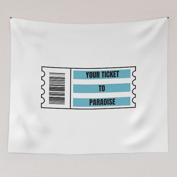 Item preview, Your Ticket to paradise  designed and sold by Azrou shop.