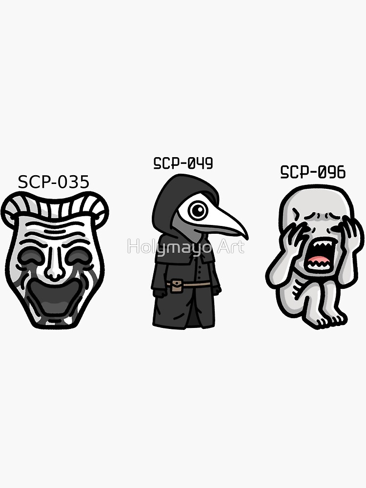 SCP Scarlet King Sticker SCP Foundation SCP-001 Chibi 