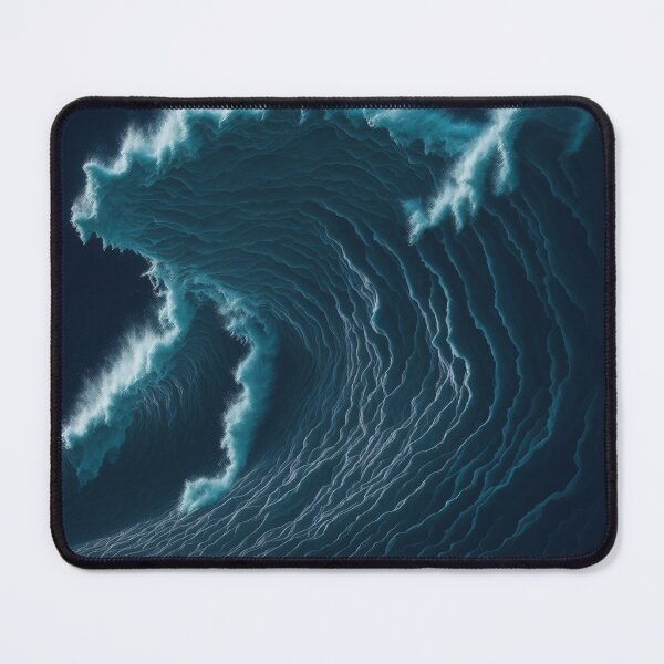 Item preview, Captivating Motion: AI-Generated Poster Celebrating the Raw Power of Ocean Waves| ocean poster| sea poster designed and sold by RedArtG09.