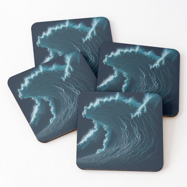 Item preview, Captivating Motion: AI-Generated Poster Celebrating the Raw Power of Ocean Waves| ocean poster| sea poster designed and sold by RedArtG09.
