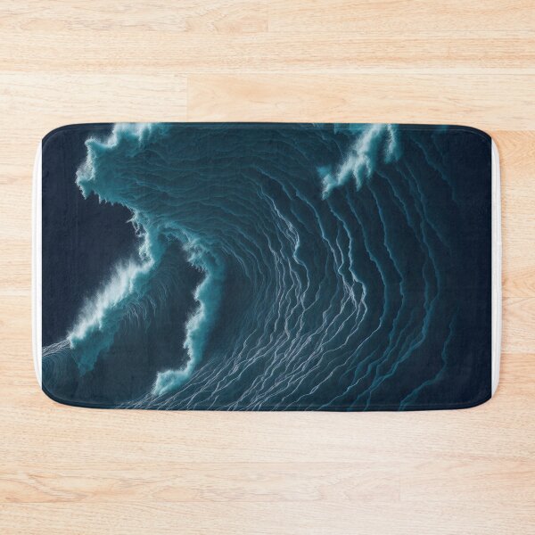 Item preview, Captivating Motion: AI-Generated Poster Celebrating the Raw Power of Ocean Waves| ocean poster| sea poster designed and sold by RedArtG09.