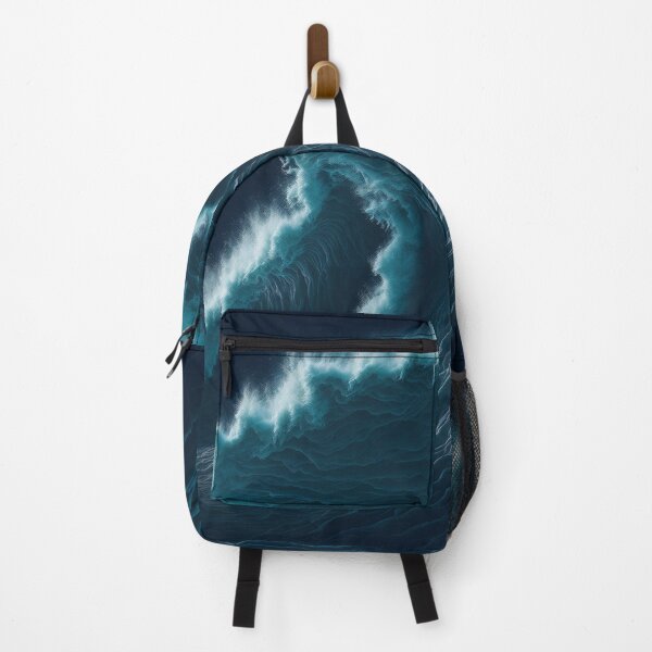 Item preview, Captivating Motion: AI-Generated Poster Celebrating the Raw Power of Ocean Waves| ocean poster| sea poster designed and sold by RedArtG09.