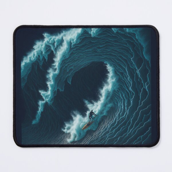 Item preview, Crashing Waves: Vibrant AI-Generated Artwork Depicting the Energy of the Ocean designed and sold by RedArtG09.