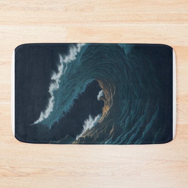 Item preview, The Power Within: AI-Generated Artwork Captures the Energy of Ocean Waves| ocean poster| sea poster designed and sold by RedArtG09.
