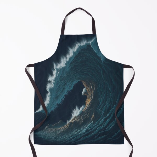 Artikelvorschau, The Power Within: AI-Generated Artwork Captures the Energy of Ocean Waves| ocean poster| sea poster entworfen und verkauft von RedArtG09.