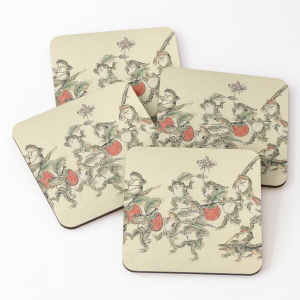 Item preview,  Kawanabe Kyosai - Frogs riding Lizards designed and sold by Onodera.