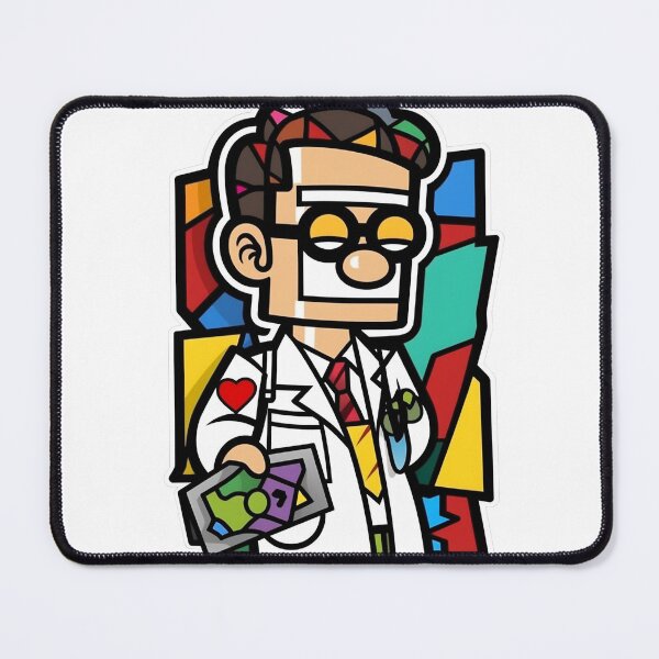 Item preview, Boring Doctor Amazing Art Cartoon Style designed and sold by R-RHAPSODY.