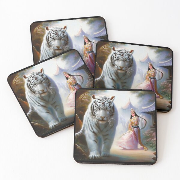 Item preview, Chinese White Tiger (8) designed and sold by CrankyOldDude.