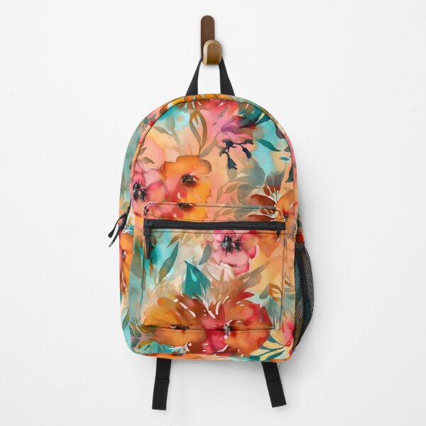 Item preview, Bouquet Of Vibrant Flowers Watercolor Floral Patterns designed and sold by Wonder Of Light.
