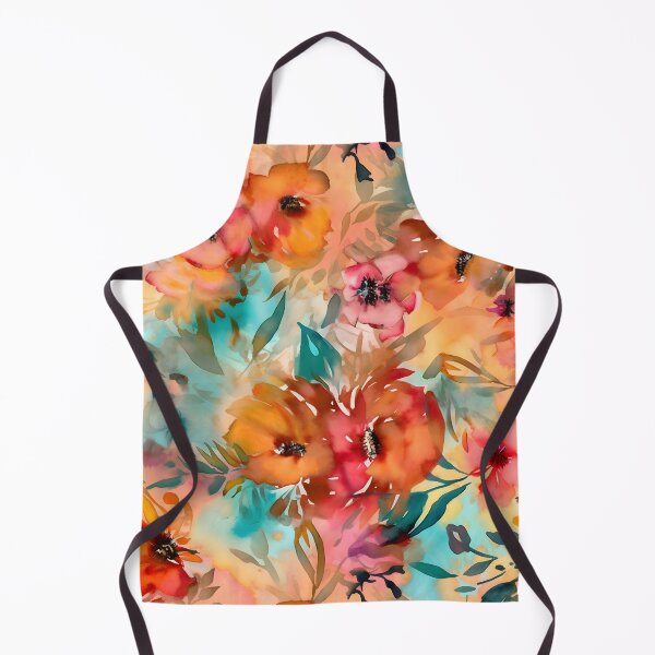 Item preview, Bouquet Of Vibrant Flowers Watercolor Floral Patterns designed and sold by Wonder Of Light.