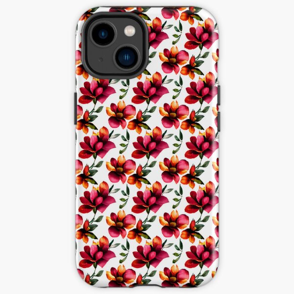 Flower Pattern "Courtney" iPhone Tough Case