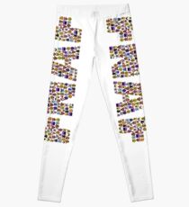 Fünf Nächte bei Freddy's - Pixel Kunst - FNAF Typografie Leggings