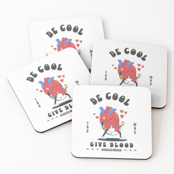 Item preview, be cool give blood designed and sold by PopPizzazz.