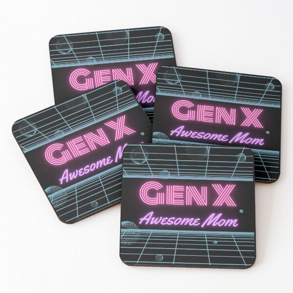 Item preview, Gen X - Awesome Mom retro 80s neon design designed and sold by aliveinmiddle.