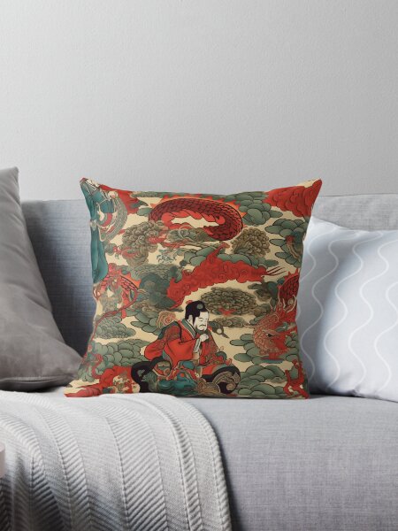 Aperçu de l'œuvre Un motif inspiré de l'art traditionnel chinois créée et vendue par StudioRedKoala.