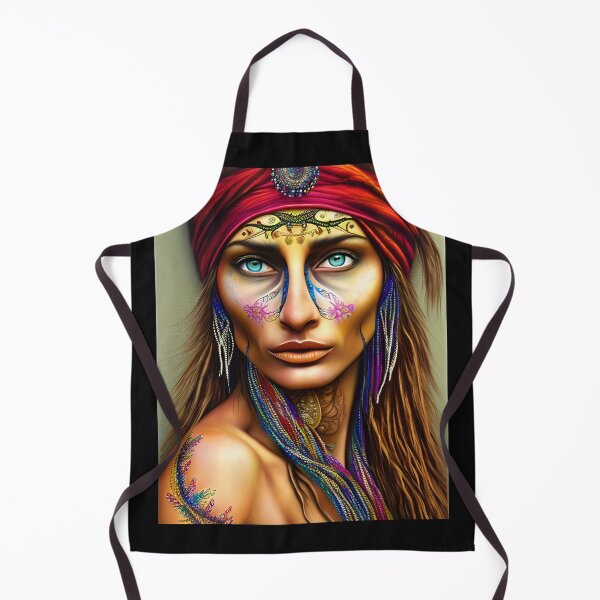 Item preview, Mujer hippie mística designed and sold by SchmancyPrints.
