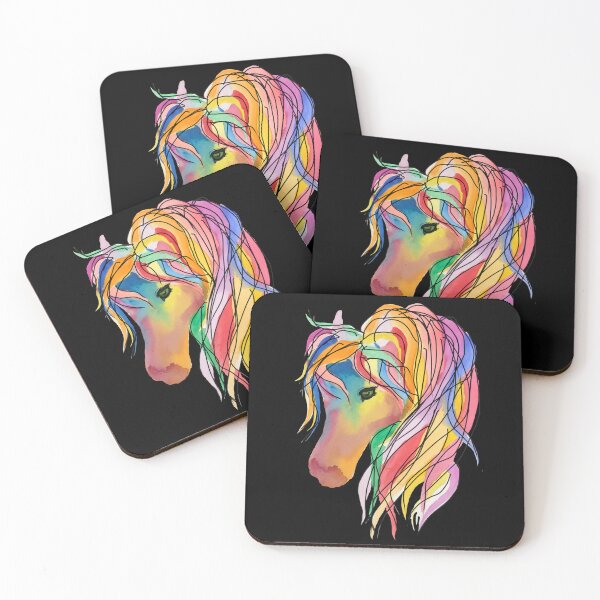 Item preview, Rainbow horse designed and sold by Kathryn Bullock.
