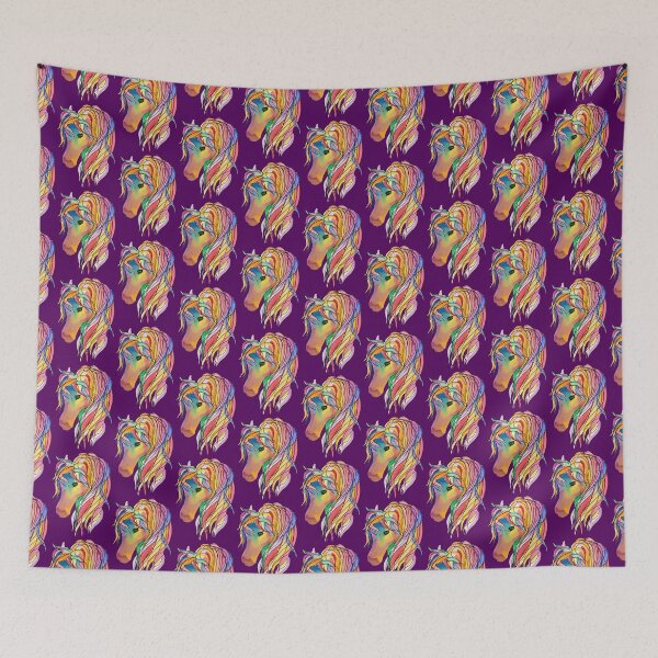 Item preview, Rainbow horse designed and sold by Kathryn Bullock.