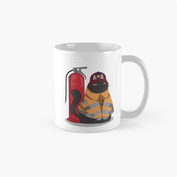 Item preview, firefighter cat designed and sold by Artgaus1.