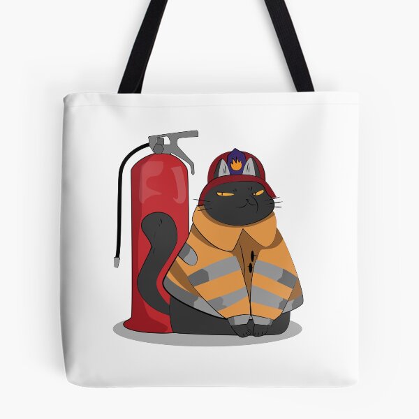 Item preview, firefighter cat designed and sold by Artgaus1.