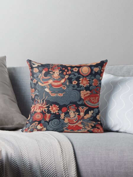 Aperçu de l'œuvre Un motif inspiré de l'art traditionnel chinois créée et vendue par StudioRedKoala.