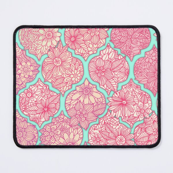 Society6 ケース Moroccan Floral Lattice Arrangement in Pinks Moroccan Floral Lattice Arrangement - pink
