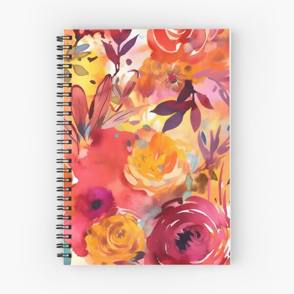 Item preview, Bouquet Of Vibrant Flowers Watercolor Floral Patterns designed and sold by Wonder Of Light.